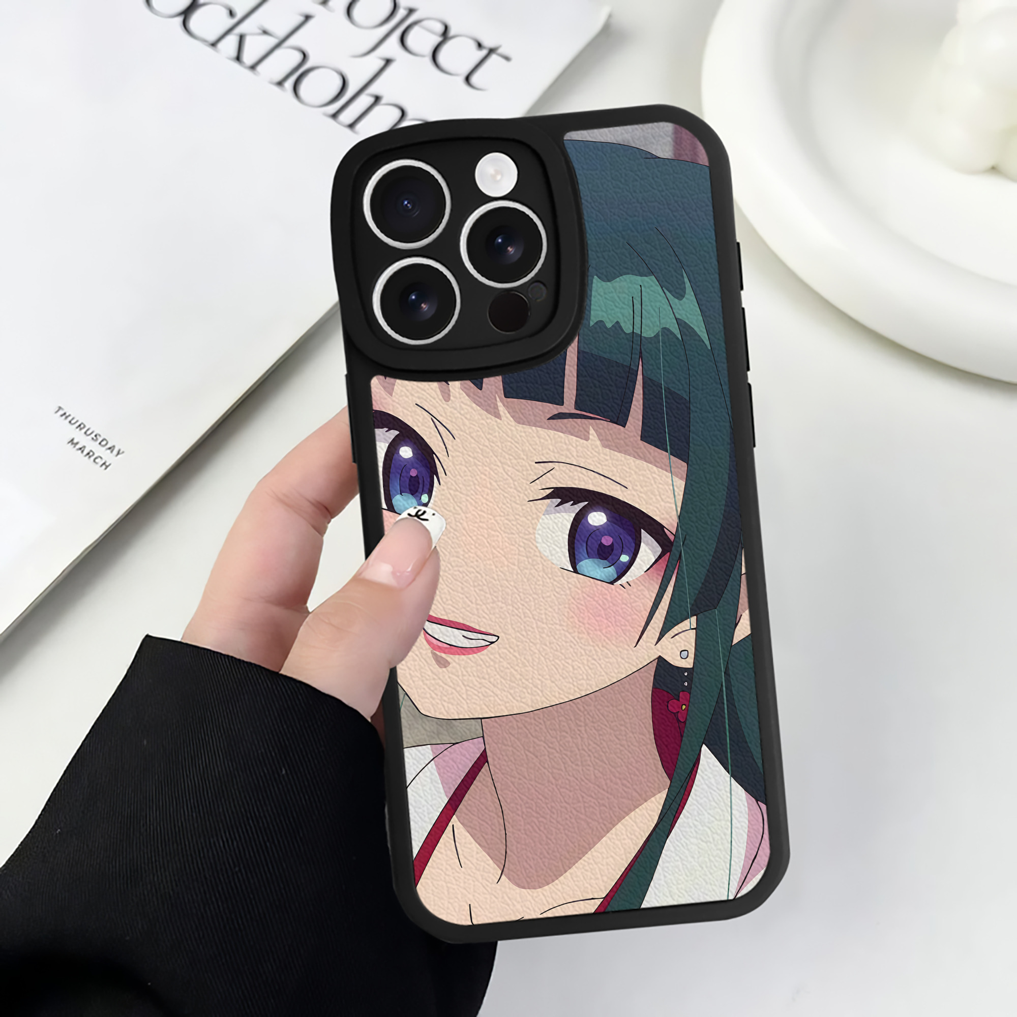 薬屋のひとりごと The Apothecary Diaries 【iPhone 16シリーズ対応】シリコンスマホケース（レザー調） 材質：シリコン